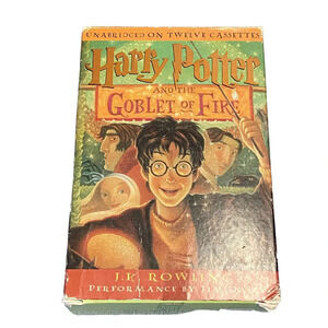 Pre-Owned Harry Potter and The Goblet of Fire 12 Cassette Tapes 20 Hours Audio